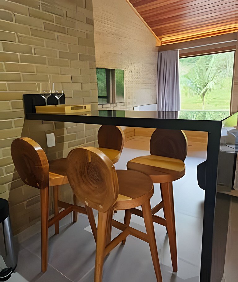 Santa Teresa - Chalé Colibri com Hidro e Ar