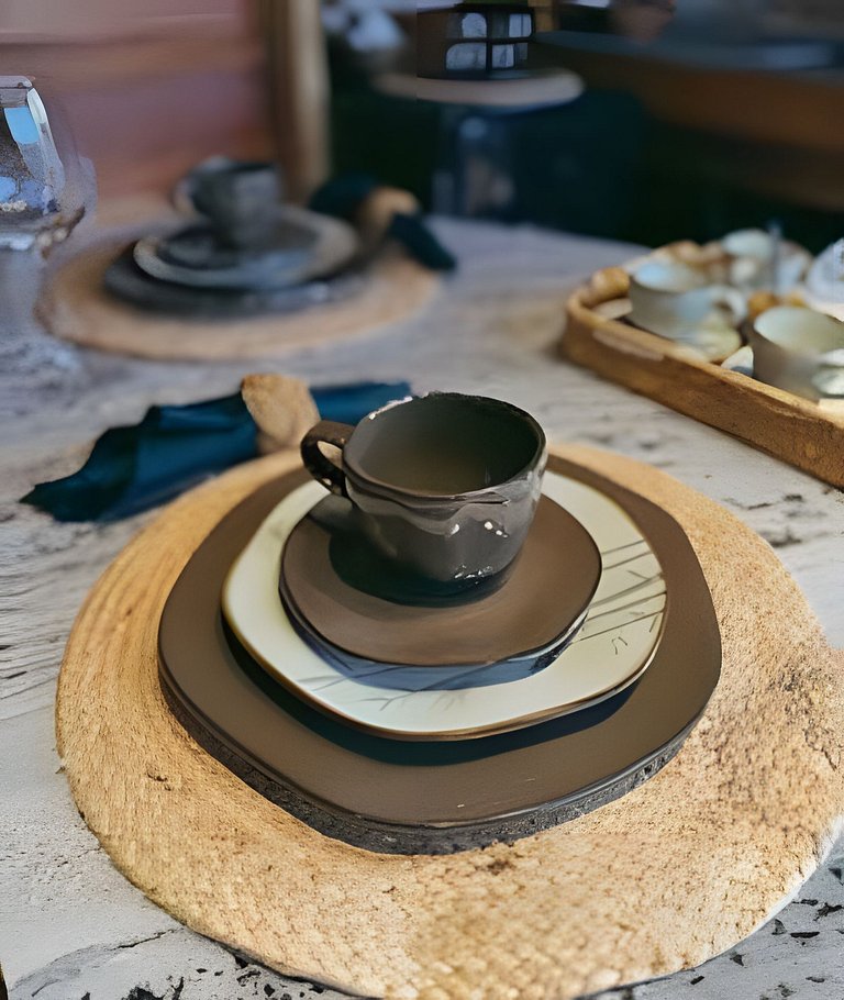 Cabana Romântica Maranta c Ofurô e Lareira externa