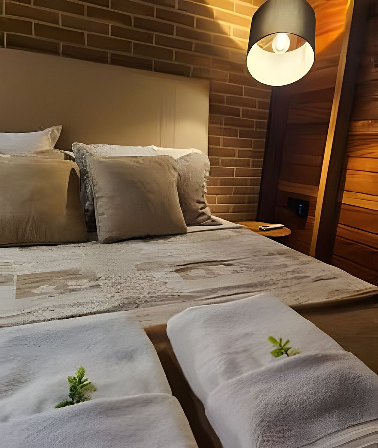 Cabana Romântica Manacá com Ofurô, Lareira e Rede