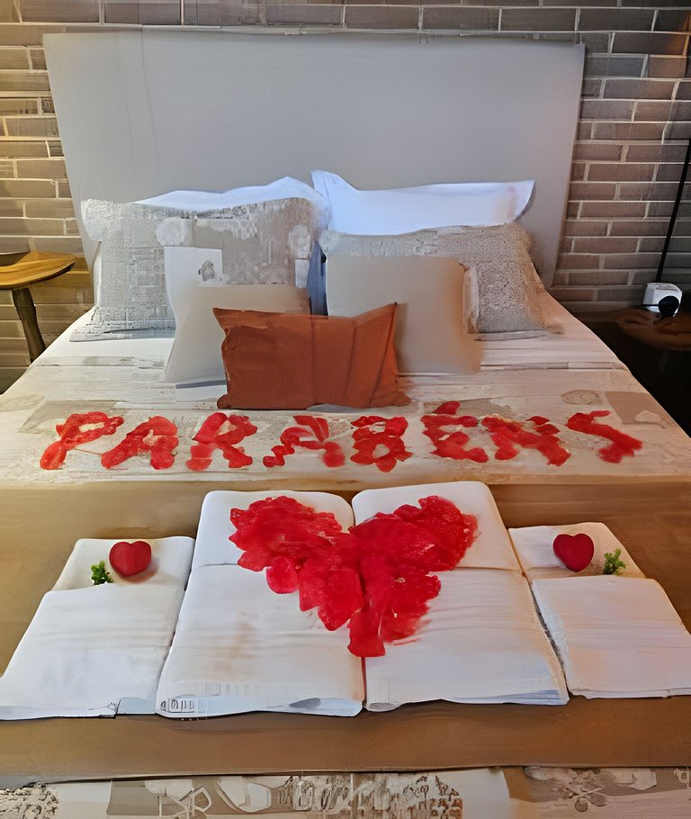 Cabana Romântica Manacá com Ofurô, Lareira e Rede