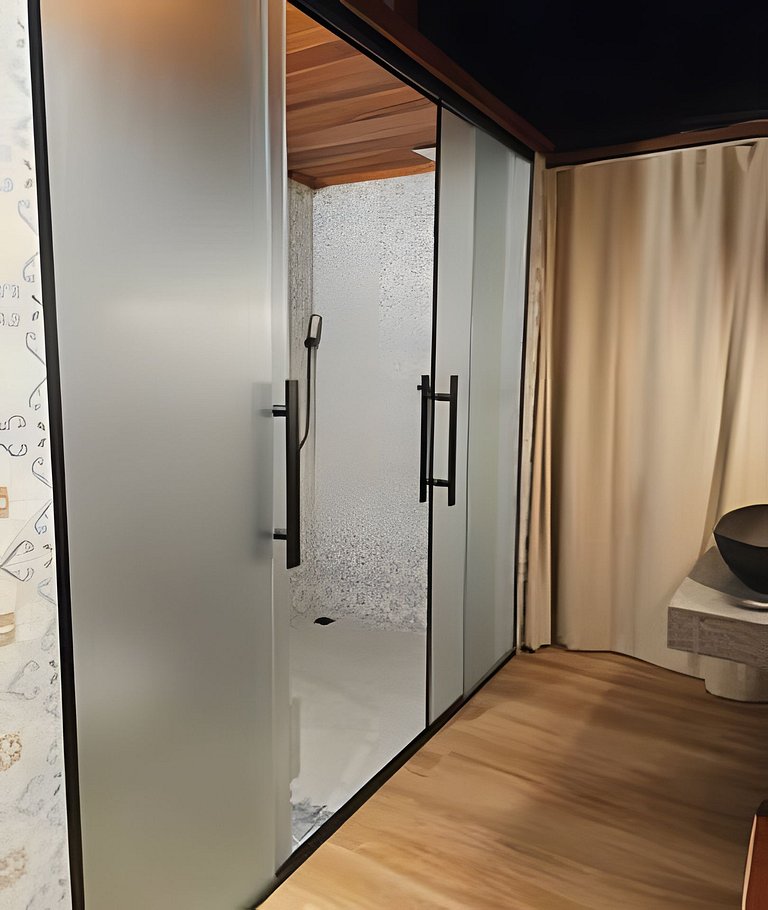 Cabana Romântica Manacá com Ofurô, Lareira e Rede