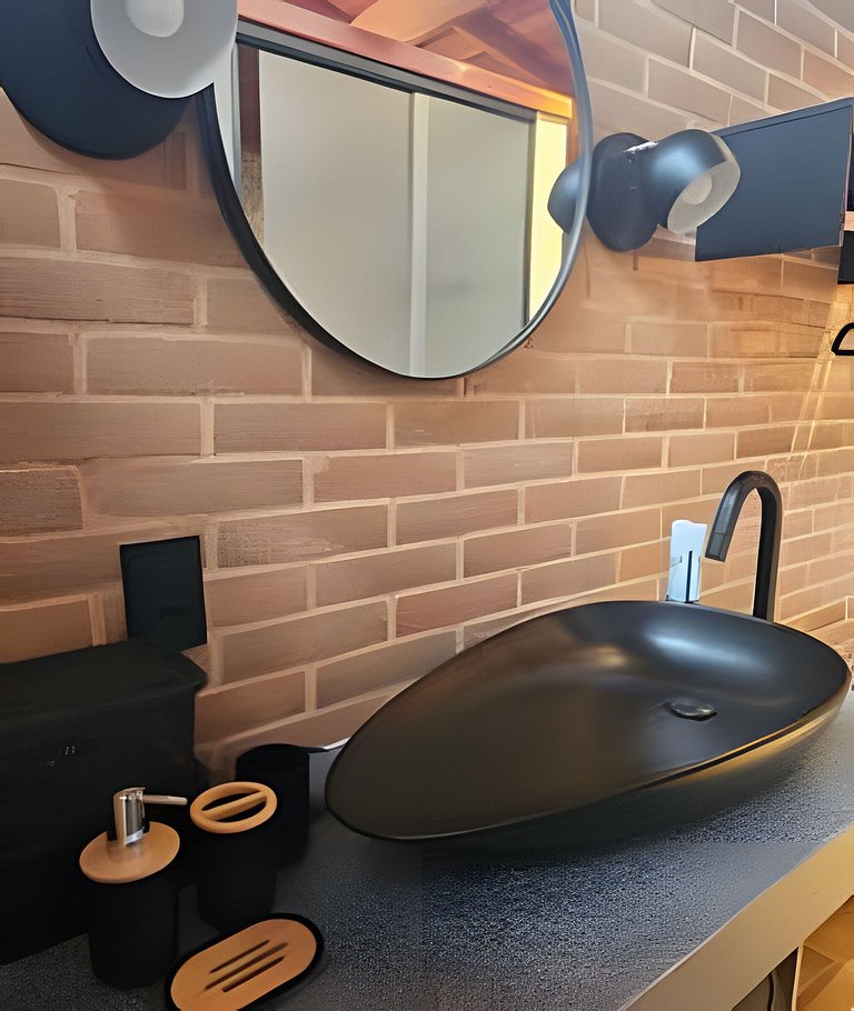 Cabana Romântica Manacá com Ofurô, Lareira e Rede