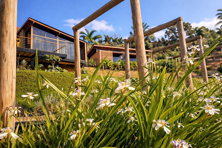 Cabana Romântica Manacá com Ofurô, Lareira e Rede