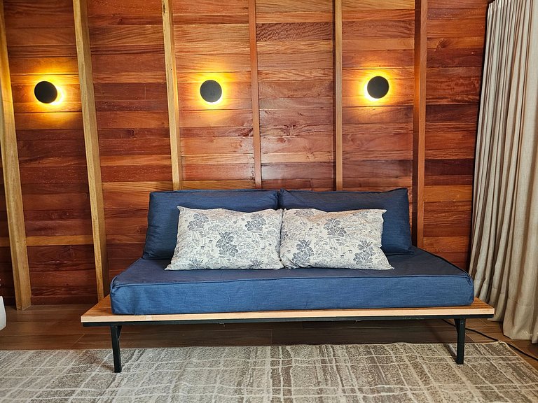 Cabana Romântica Manacá com Ofurô, Lareira e Rede