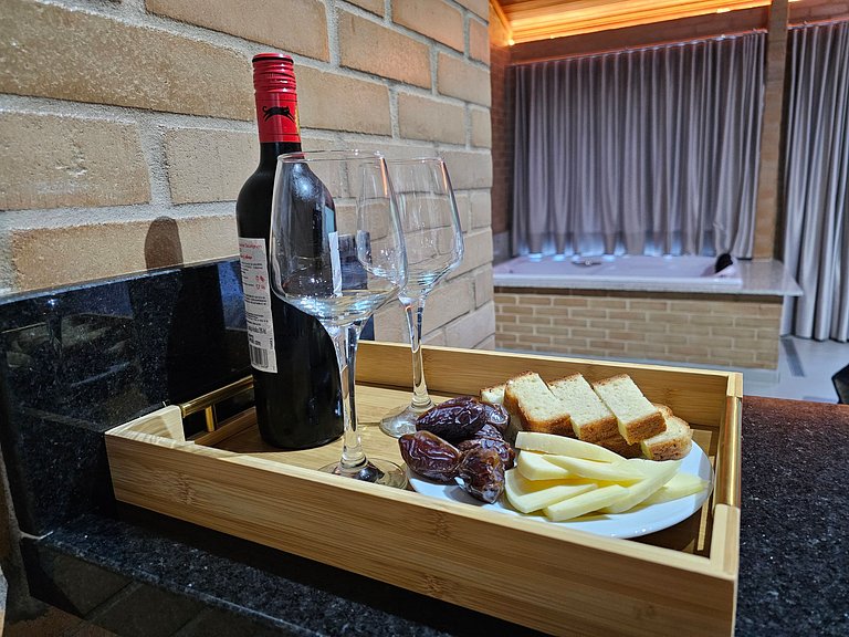 Santa Teresa - Chalé Sabiá com Hidro e Ar