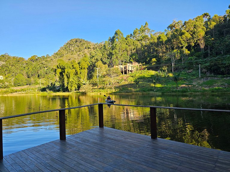 Santa Teresa - Chalé Sabiá com Hidro e Ar