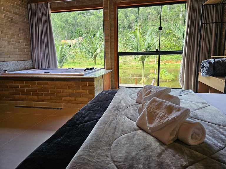 Santa Teresa - Chalé Sabiá com Hidro e Ar